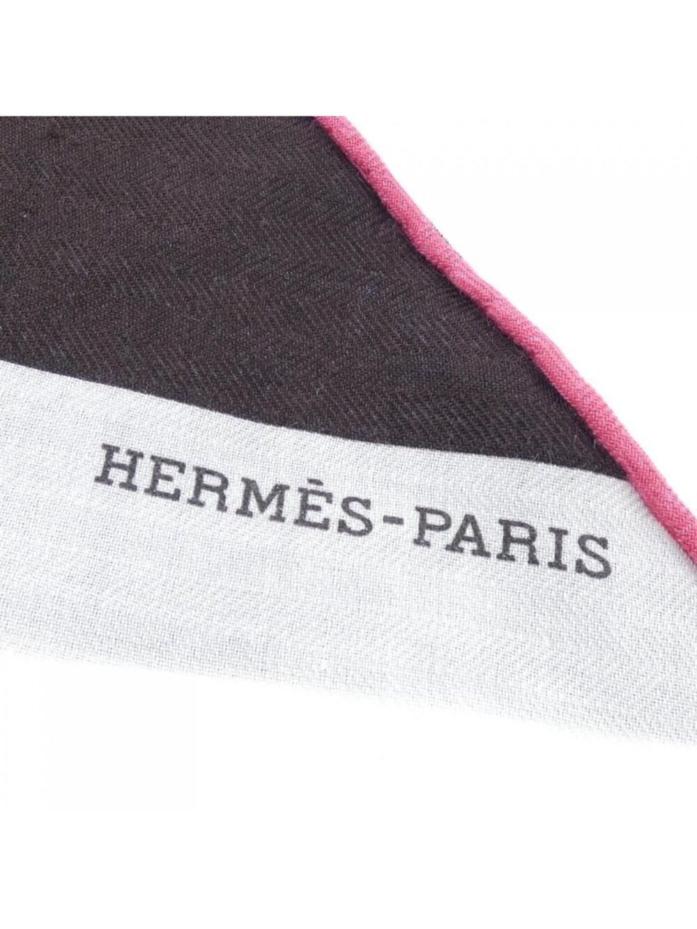 Hermes Encadre Triangle Jean Shawl Scarf - Picture 5 of 5